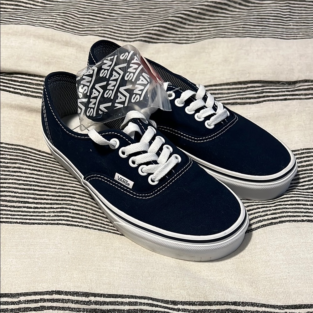 Vans Navy Canvas Sneakers